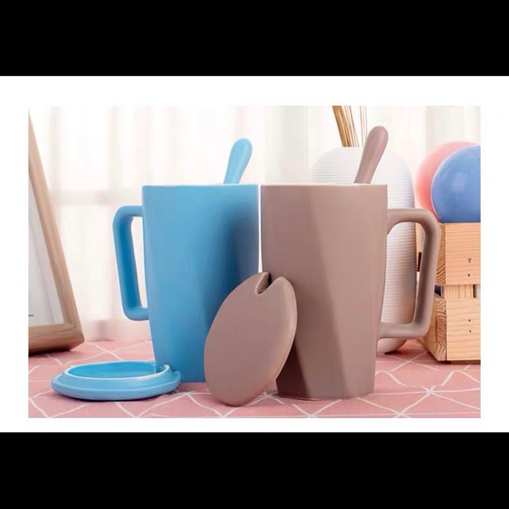 Fashion Coffee Cup Set with Fit-in Spoon - Picture 2 of 2